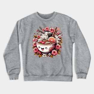 Cherry Blossom Ramen Bowl Artwork Crewneck Sweatshirt